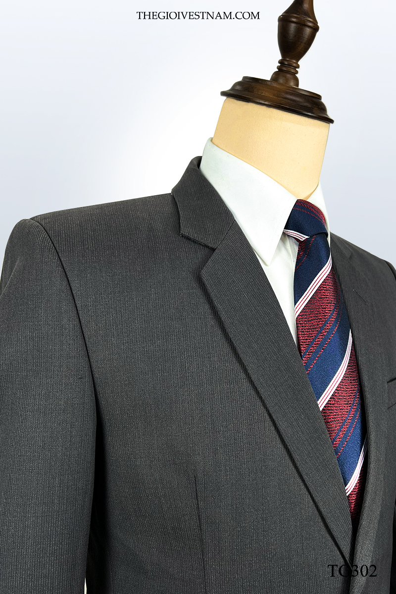 Bộ Suit Xám Tro Sọc Nhuyễn Classic Fit TGS302 #2